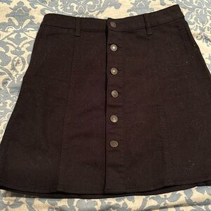 Black Jean skirt!